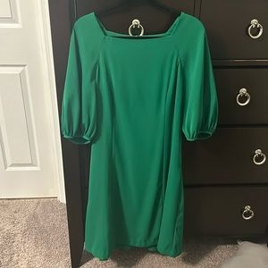 Banana Republic Puff Sleeve, Square Neck Dress